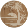 Palm Tree wood sticker