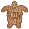 Salty Lil Beach wooden sticker