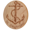 St. Augustine Anchor wood sticker