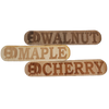 walnut wood sticker